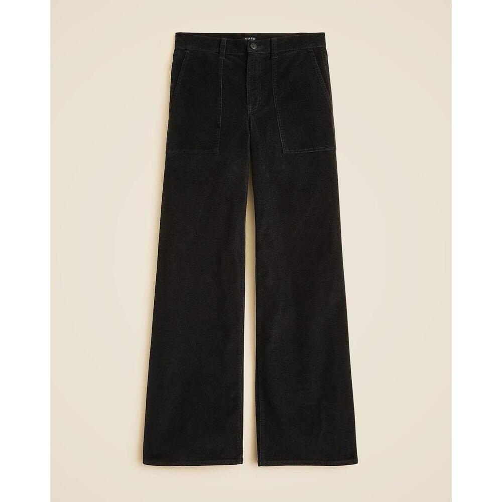 J. Crew NWT Size 25 Camp Pocket Wide Leg Pant‎ In Stretch Corduroy